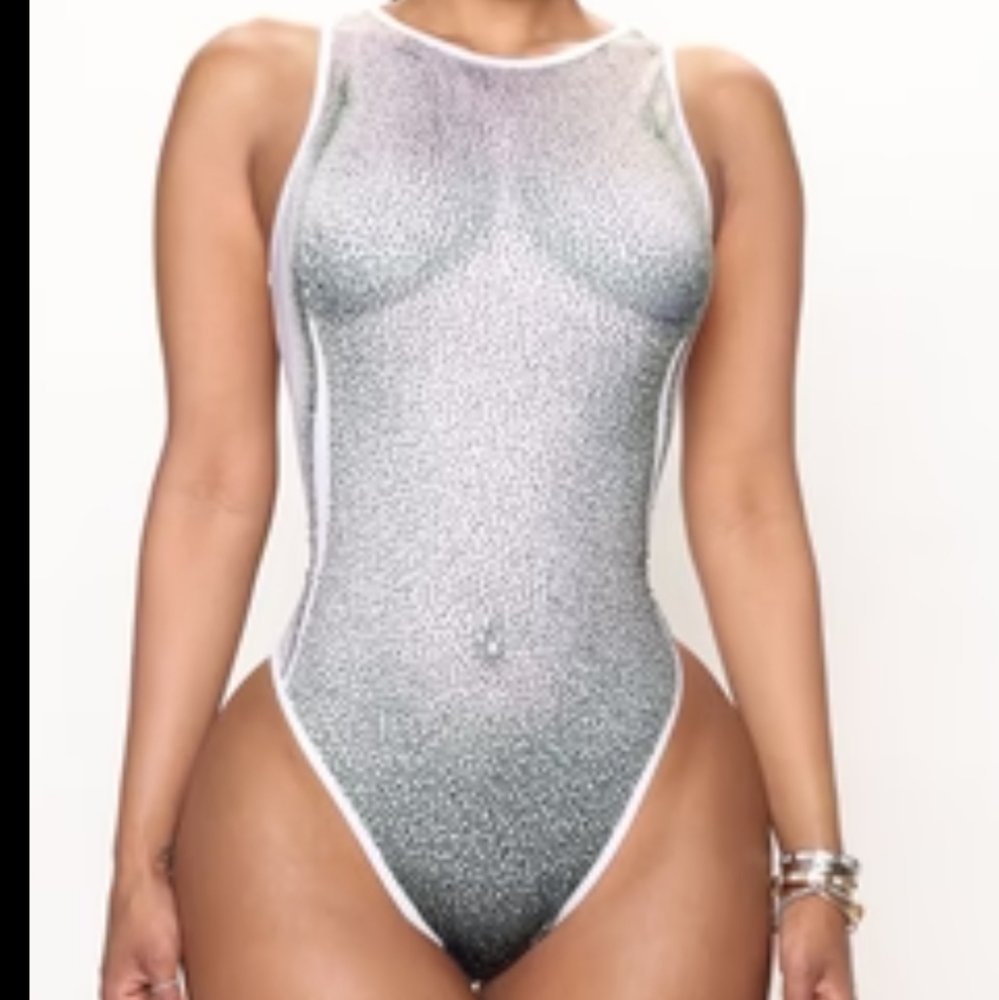 **SOLD** "Almost Naked" Bodysuit